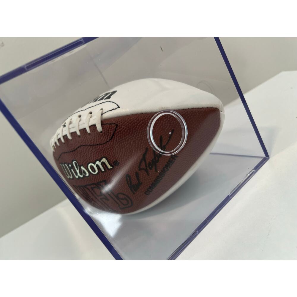 Signed Dallas Cowboy Football Charles Haley #94 & Jay Novacek #84 JL - Picture 7 of 9